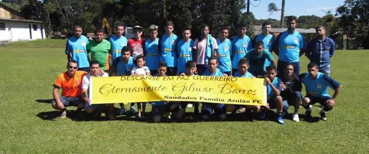 Azulao futebol clube homenagem