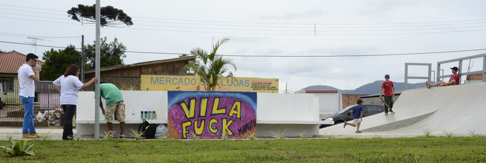 Entrega Pista Skate em Piraquara na Vila Funk
