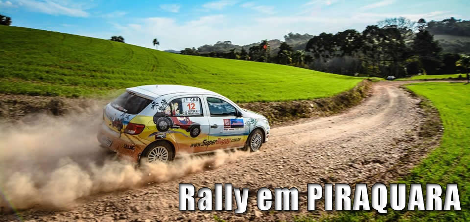 Piraquara vai sediar etapas do Campeonato Brasileiro e Paranaense de Rally 2016