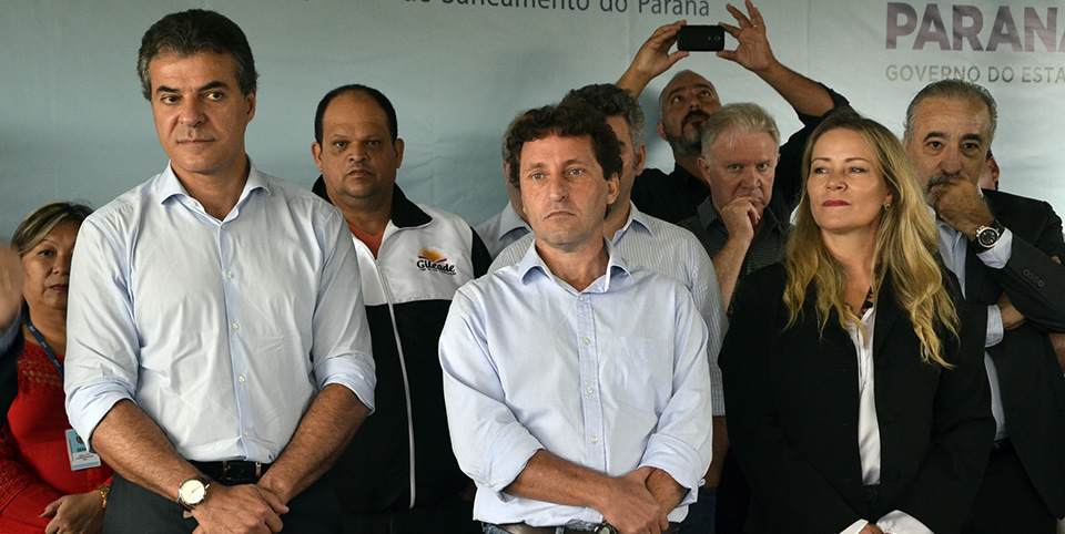 GOVERNADOR BETO RICHA EM PIRAQUARA COM MARCUS TESSEROLLI NO DIA MUNDIAL DA AGUA