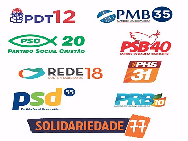 PSD REDE PHS PSC PSB PMB PRB SOLIDARIEDADE