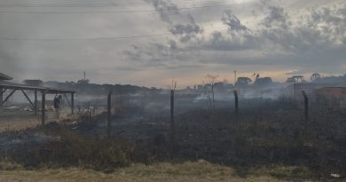 Incêndio no Grande Guarituba Piraquara